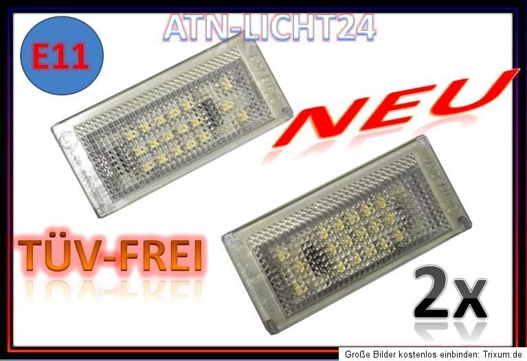 Led Kennzeichenbeleuchtung BMW Mini Cooper R50 R52 R53 Xenon Weiß