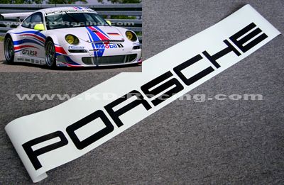 Porsche Sunstrip Sticker 911 Boxster Cayman Carrera GT3