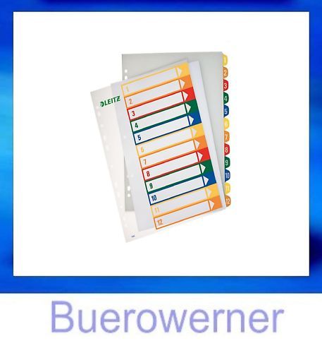 Leitz PC beschriftbare Register 1 12 1294