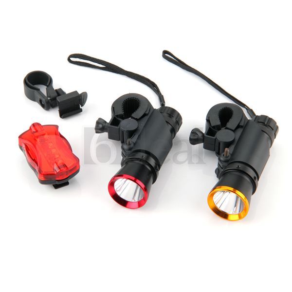 300LM CREE 5W Fahrradlampe Fahrradbeleuchtung Fahrradlicht mit 5 LED