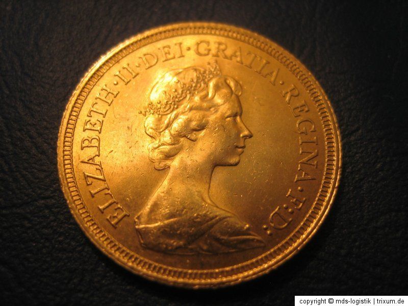 GROSSBRITANNIEN 1 POUND SOVEREIGN 1974 ELIZABETH II., GOLD