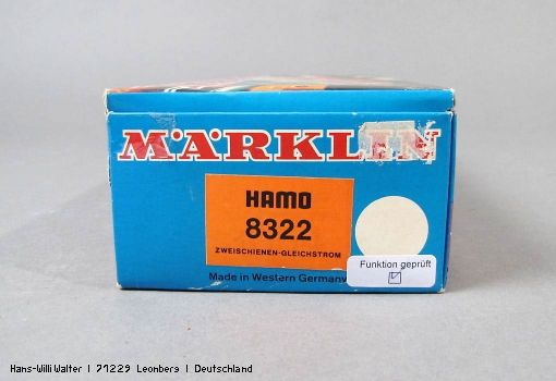 Clix 8219  Märklin Hamo 8322