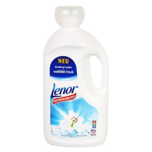 Lenor Sommerregen & Weiße Lilie 2x 3,942L Vollwaschmittel Waschpulver