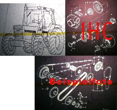 IHC 953 Mähdrescher Ersatzteilliste Microfich 04/ 1982