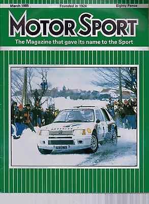 MAGAZINE 3/85 Lister Jaguar XJS, Porsche 944 Turbo, Monte Carlo