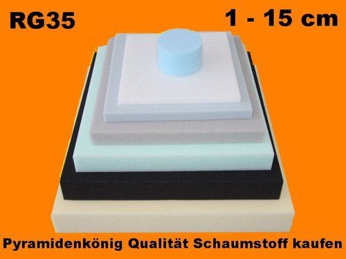 Schaumstoff Schaumgummi Auflage Polster Tafel Matten Zuschnitt RG 35