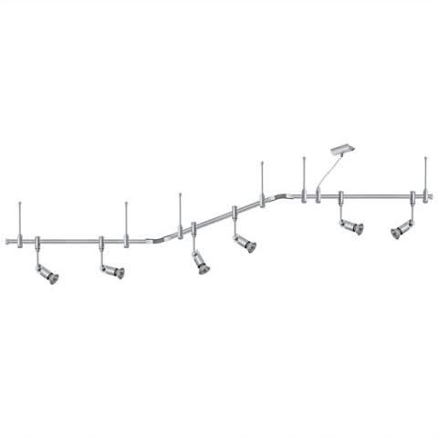 973.40 Paulmann Schienensystem Phantom Phyllis 6x50W Deckenlampe