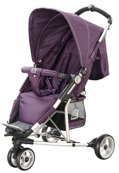 BABYWELT BUGGY MOON FIT + LIEGEBUGGY 610 PRUNE 2011 NEU